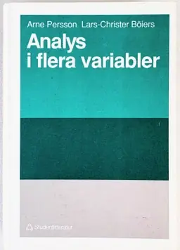 Analys i flera variabler