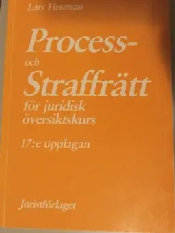 Process- och straffrätt för juridisk översiktskurs