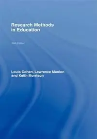 Research methods in education