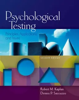 Psychological testing : principles, applications, and issues