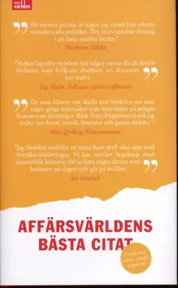 risnedsättning Affärsvärldens bästa citat