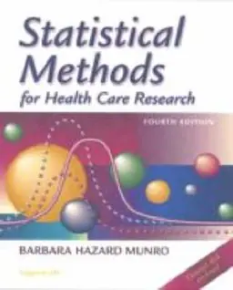 Statistical methods for health care research