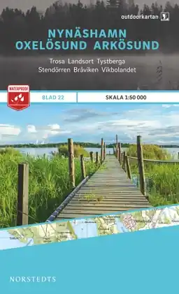 Outdoorkartan Nynäshamn Oxelösund Arkösund : Blad 22 skala 1:50000