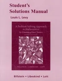 risnedsättning Student Solutions Manual for A Problem Solving Approach to Mathematics for Elementary School Teachers