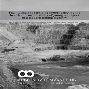 Facilitating and straining factors affecting the health and sustainability of young managers in a modern mining industry
