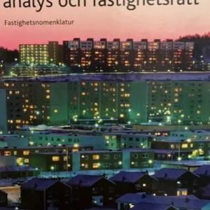 Fastighetsekonomisk analys och fastighetsrätt: fastighetsnomenklatur