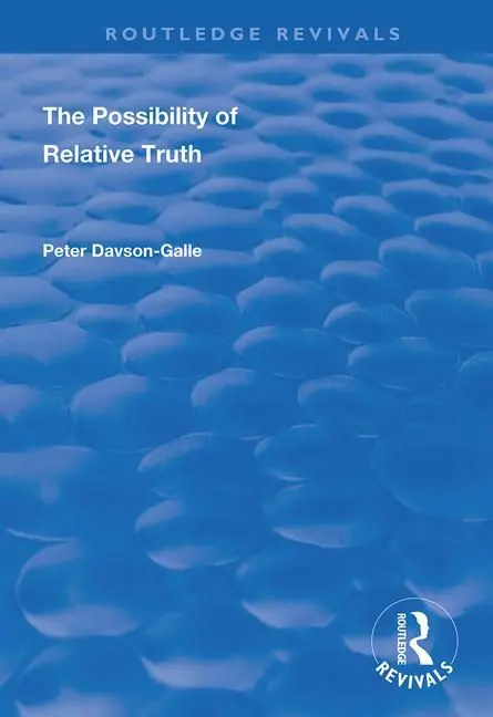 The Possibility of Relative Truth - Begagnad bok