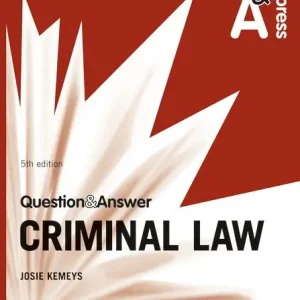 Law Express Question and Answer: Criminal Law, 5th edition