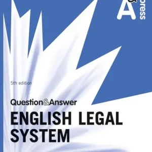 Law Express Question and Answer: English Legal System, 5th edition
