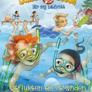Lukas och Lotta lär sig badvett - utflykten till stranden