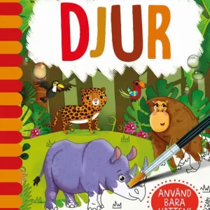 Magisk vattenmålning. Djur
