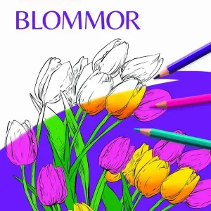 Målarbok för vuxna - Blommor